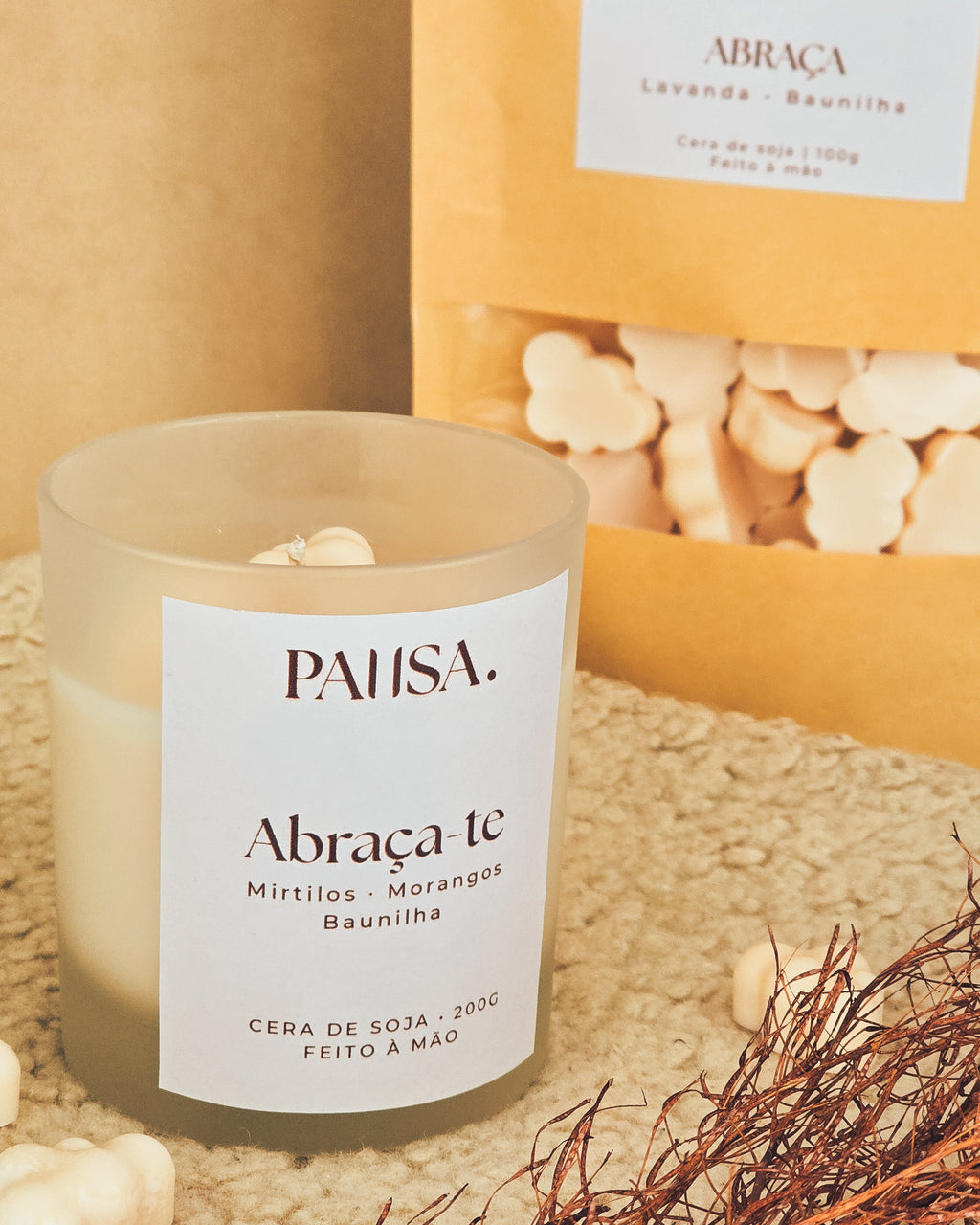 Kit ESSENCIAL - Vela + Wax Melt